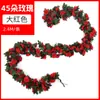 Cubierta de Conducto de Aire Acondicionado para Sala de Estar de Ratán Envuelta Alrededor de Rosa de Techo de Plástico Hojas de Vid Artificiales 45 Cabezas de Rosa Flores Falsas