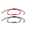 Pulsera de cuerda de mano tejida a mano de siete nudos de la suerte para pareja y mejor amigo, juego de pulseras de cuerda de mano, tamaño ajustable