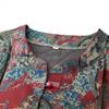 Pequena senhora Vestido de Verão Vovó De manga curta Ice Silk Idosos Terno de verão Feminino Mãe Chinês Tang Terno Top