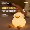 Luz de Grifo de Silicona Lámpara de Noche Panda Luz de Noche para Grifo Lámpara de Mesita de Noche para Dormitorio Recargable y de Enchufe Doble Uso Luz Suave Protección Ocular Lámpara de Ambiente