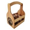 Maleta de madera para cóctel de cerveza antigua, estilo retro británico, personalizada, de madera de pino tung, barata.