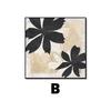 Pintura Pendurada para Sala de Estar Estilo Medieval Preto e Branco Normcore Pintura Abstrata Francesa Decoração de Parede de Fundo de Sofá Tríptico de Alto Nível