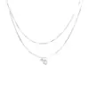Collar de Perlas Casual de Doble Capa para Niñas, Diseño de Nicho Versátil, Cadena para Clavícula de Gama Alta Estilo Ins Tendencia al por Mayor