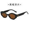Gafas de Sol Poligonales de Ojo de Gato Europeas y Americanas Estilo Lujo Ligero Gafas con Patas de Diamante Gafas de Moda de Alta Gama para Hombres y Mujeres Fotografía Callejera