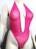 Comercio exterior transfronterizo transparente de una pieza divertido coqueteo discoteca traje de baño bikini playa cintura alta coqueteo ropa interior sexy
