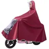 Impermeable para bicicletas eléctricas, de cuerpo completo, diseño integrado, engrosado para mayor protección, con doble ala