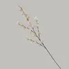 3 Piezas de Flores Artificiales de Flor de Cerezo para Sala de Estar Mesa de Comedor, Flores Falsas, Flores de Plástico, Flores Secas, Arreglos Florales Decorativos, Flores para Decoración del Hogar