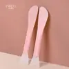 Brocha de silicona para mascarillas, brocha aplicadora especial para mascarillas de barro, brocha para mascarillas de doble cabeza, herramienta de belleza de cabeza suave, personalizable