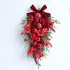 Decoraciones para Árbol de Navidad al por Mayor Transfronterizas, Colgantes de Pared Navideños, Piñas, Bayas, Colgantes para Puerta Navideños Festivos, Decoraciones de Bolas de Navidad, Decoraciones para Árbol
