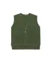 Chaleco de Punto sin Mangas con Hebilla Triangular Estilo Japonés Suéter de Forro Polar para Hombre Chaleco Casual Unisex Retro para Pareja