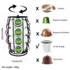 Suporte de Armazenamento de Cápsulas de Café K-Cup Transfronteiriço para Casa, Suporte Giratório Grande para Cápsulas K-Cup, Cabe 20 Cápsulas