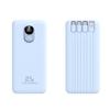 Power Bank de Grande Capacidade com Cabo Embutido para Exportação Transfronteiriça, Carregamento Super Rápido de 22,5W, Fonte de Alimentação Móvel com Logotipo Personalizado