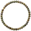 Pulseira Simples de Sândalo Fina e Delicada Pulseira de Sândalo Verde Estilo Étnico Retrô Feminino Cordão de Mão Masculino Estudante Casal Círculo Único