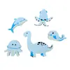 Juguetes de Espuma Impermeables para Baño de Bebé Juguetes de Baño de Aprendizaje Imaginativo para Niños Pequeños Juego de Actividad de Espuma
