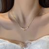 Colar de Pérolas Imitação Transfronteiriço, Estilo Barroco, Luxo Leve, Sensação de Alto Padrão, Acessórios Vintage em Camadas, Uso em Camadas, Joias Femininas Exquisite de Estilo de Hong Kong