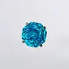 Aretes de Titanio F136 con Zirconia Octagonal Corte Milenio, Piercings de Lengua, Piercings Corporales, Tornillos de Hélice para Oreja, Piezas de Repuesto