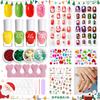 Comercio Exterior Navidad Esmalte de Uñas Infantil Desgatable Diamantes para Uñas Pegatinas de Uñas Decorativas Brillo Lentejuelas Diseño de Arte para Uñas Set de Pegatinas para Uñas