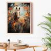 Exclusivo de fábrica transfronteiriço cavalo de um homem Pintura de diamante diamante redondo diamante completo diamante quadrado sala de estar quarto pintura decorativa DIY atacado