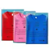 Saco Ziplock para Roupas de E-commerce Transfronteiriço Saco Plástico Fosco Translúcido para Exportação com Embalagem de Aviso Saco com Zíper