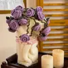 Cobertor de Rosas Produto Acabado Buquê Pronto Pacote de Material Produto Acabado Lã DIY Flores Dia dos Namorados Chinês Presente