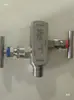 Transmisor de Grupo de Dos Válvulas de Acero Inoxidable 304.316.316L con Manómetros de Presión de Doble Cierre Interno