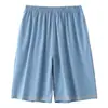 Shorts de Pijama de Modal Masculino Finos Primavera Verão Tamanho Plus Calças Casuais Esportivas Masculinas Calças de Casa Simples Confortáveis