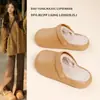 Pantuflas de algodón Birkenstock para mujer, nuevo modelo otoño e invierno 2026, suela gruesa, impermeables, cálidas, de felpa, antideslizantes, para interior, hogar, zapatos de maternidad