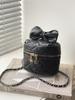 Bolsas para Mujer 2025 Otoño Nueva Tendencia de Moda Bolso de Mano Rombo Bolso de Hombro Único Bolso Cruzado Bolso Cubo de Cadena