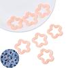 Acrílico luminoso fino cintilante oco estrela de cinco pontas feito à mão DIY acessórios de joalheria pulseira brincos pingente pingente material