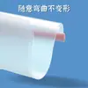 Clip A4 Morandi forma de lágrima engrosado gran capacidad papelería clip para currículum carpeta clip transparente