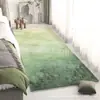 Alfombra Personalizable de Estilo Fresco de Cachemira Sintética para Uso Doméstico, Felpudo Resistente al Desgaste y a la Suciedad para Mesita de Noche, Alfombra Antideslizante de Fácil Cuidado para Dormitorio