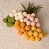 Flor Simulada Bola Dourada Pequeno Buquê Decoração para Casa Casamento Arranjo de Flores Ornamentos Flor Falsa Crisântemo de Pingue-Pongue Atacado