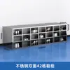 Gabinete de zapatos de acero inoxidable 201, vestidor, banco para cambiarse los zapatos, casillero, gabinete multi-puerta con cerradura, taller libre de polvo, gabinete de almacenamiento para empleados