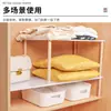 Estante divisorio acrílico para armario para organizar zapatos, estante de almacenamiento interno por capas, gabinete de almacenamiento de escritorio simple, estable