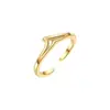 Anillo de pie para articulaciones de venta caliente en Amazon, anillo geométrico personalizado de moda de doble capa para mujeres, anillo abierto para dedos de los pies al aire libre en la playa, traje