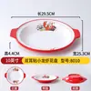 Louça de Melamina Imitação de Porcelana Restaurante de Churrasco Prato Especial para Lagosta com Alças, Prato Fundo Bicolor para Peixe Cozido, Prato para Frutos do Mar de Restaurante