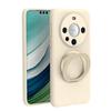Funda de silicona líquida para teléfono móvil Huawei Mate60, sencilla, con soporte de protección integral, funda protectora para teléfono móvil.