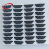 Tapete de Silicone com Grade e Ventilador de Resfriamento, Base Antiderrapante para Chassi, Almofada Antichoque Antiderrapante Preta para Móveis