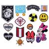 Fábrica direta bordado adesivos meias amor desenhos animados adesivos de pano bordado computador Capítulo roupas infantis roupas patch decoração