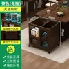 Mesa de Té Móvil, Carrito de Té para el Hogar, Mesa de Té, Juego de Té, Tetera Totalmente Automática Simple, Gabinete de Té Integrado