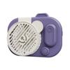 Cámara de Dibujos Animados para Niños Colgante de Cuello Ventilador Pequeño Recargable Mini de Escritorio Tres Velocidades de Viento Ventilador Eléctrico USB Regalo Transfronterizo