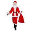 Crianças Adultas Veludo Dourado Papai Noel Fantasia Cosplay Halloween Cosplay Performance de Palco Falei Atacado Transfronteiriço