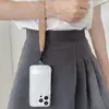 Cordão de pulso para celular bordado, cordão de pulso retrô, corrente com totem estilo nacional, pulseira de pulso larga e resistente para mulheres, anti-perda