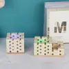 Portalápices Creativo de Bloques de Construcción Caja para Tarjetas de Presentación Bloques de Construcción Divertidos para Niños Rompecabezas de Ensamblaje Portalápices Tubo de Almacenamiento y Organización para Escritorio Venta al por Mayor