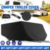 Capa protetora para trailer 210T 8 pés-16 pés capa para trailer de caravana à prova d'água proteção contra neve de inverno capa contra poeira