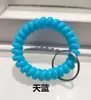 Baño de Sauna Natación Etiqueta Numérica Digital Pulsera Llavero Cable de Teléfono de Plástico Pulsera Elástica