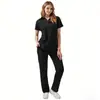 Conjunto de Ropa de Trabajo Médica, Uniforme Médico de Enfermería, Ropa de Trabajo para Mujer, Pantalones Deportivos, Uniforme Quirúrgico para Doctor, Spa, Salón
