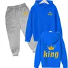 Conjunto de chándal con forro polar para niños y niñas, de otoño e invierno, transfronterizo, conjunto de dos piezas de sudadera para niños, pantalones de chándal de manga larga para niños
