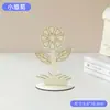 Adornos de Flores Blancas de Madera Tridimensionales Kit de Materiales para Arte Infantil de Jardín de Infancia DIY Hecho a Mano Iluminación Educación Temprana Graffiti