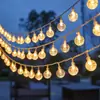 Luces LED Pequeñas de Colores, Guirnaldas de Luces Parpadeantes, Luces de Hadas, Luces Solares para Exteriores, Camping, Puestos de Mercado Nocturno, Tiras de Luces de Neón